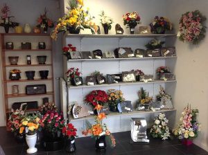 produits au magasin funeraire