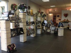 produits au magasin funeraire