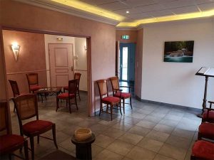 salle d attente funeraire