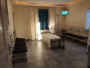 salle de repos funeraire